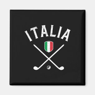Italien Golf - Italienische Flagge Golf Tee Magnet