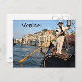 Italien Gondelbahn Venedig (St.K. Postkarte (Vorne/Hinten)