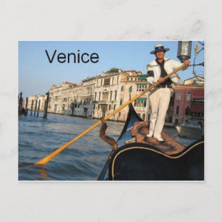 Italien Gondelbahn Venedig (St.K. Postkarte