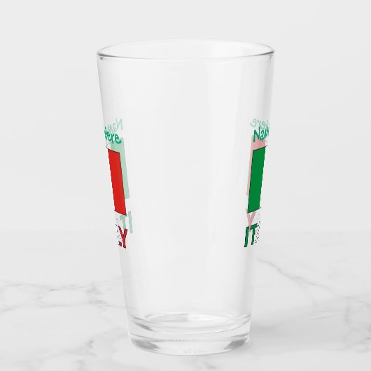 Italien - Grüne Persönlichkeit der italienischen F Glas (Links)