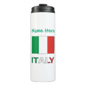 Italien - Grüne Persönlichkeit der italienischen F Thermosbecher (Vorderseite)