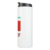 Italien - Grüne Persönlichkeit der italienischen F Thermosbecher (Nach rechts gedreht)