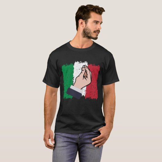 Italien Handgesten T-Shirt (Vorne ganz)