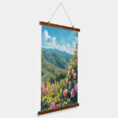 Italien Hanglage Wandteppich Mit Holzrahmen (Gewinkelt)