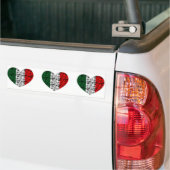 Italien-Herz Autoaufkleber (Auf Lkw)