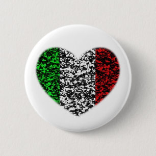 Italien-Herz Button