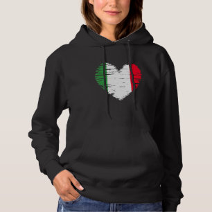 Italien Herz Italienische Flagge Italienischer Pri Hoodie