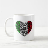 Italien-Herz Kaffeetasse (Links)