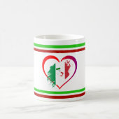 Italien Herz Kaffeetasse (Mittel)