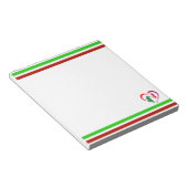 Italien Herz Notizblock (angewinkelt)