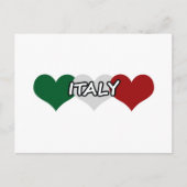 Italien Herz Postkarte (Vorderseite)