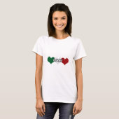 Italien-Herz T-Shirt (Vorne ganz)