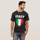 Italien Herz T-Shirt (Vorne ganz)