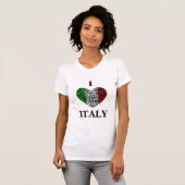 Italien-Herz T-Shirt (Vorne ganz)