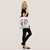 Italien-Herz Tasche (Am Model)