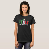Italien heute Morgen immer Italien Rugby T-Shirt (Vorne ganz)