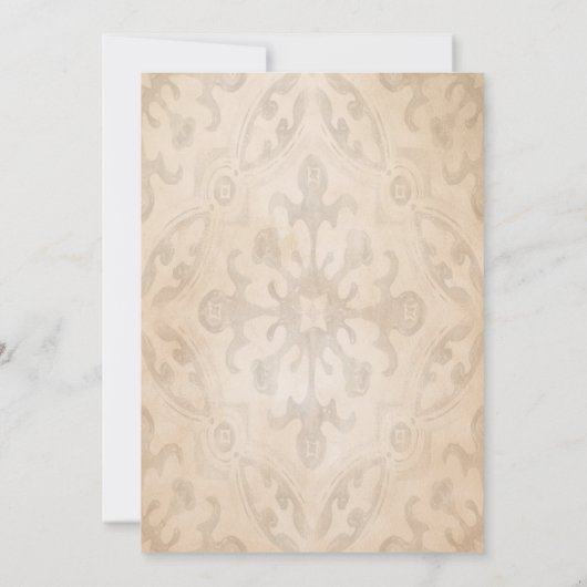 Italien | Hochzeit im Wasserfarbenwasser des Kanal Einladung (Rückseite)