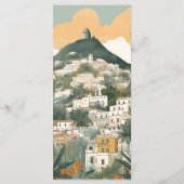 Italien Hochzeit in Urlaubsort Capri Menükarte (Rückseite)