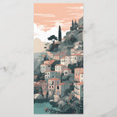 Italien Hochzeit in Urlaubsort Capri Menükarte (Rückseite)