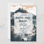 Italien Hochzeit in Urlaubsort Capri Save The Date (Vorderseite)