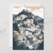 Italien Hochzeit in Urlaubsort Capri Save The Date (Rückseite)