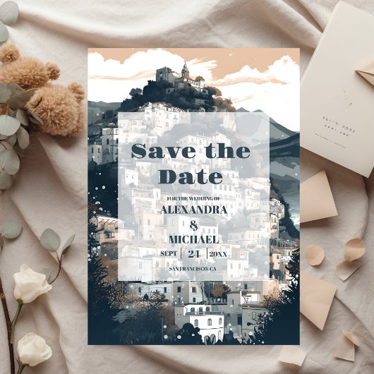 Italien Hochzeit in Urlaubsort Capri Save The Date