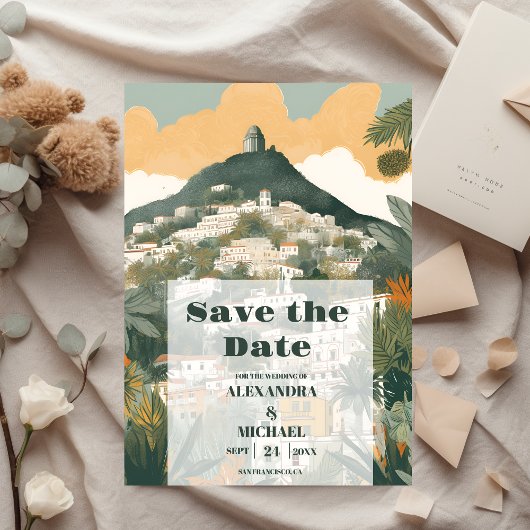 Italien Hochzeit in Urlaubsort Capri Save The Date