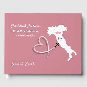 Italien Hochzeit in Urlaubsort Gästebuch