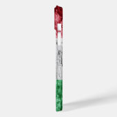 Italien - Holzflagge Case-Mate iPhone Hülle (Rückseite / Links)