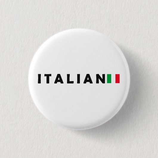 Italien, I Liebe Italien Button (Vorderseite)