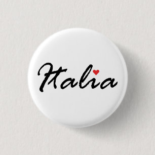 Italien, I Liebe Italien Button