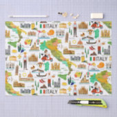 Italien Icons Design Seidenpapier (Handwerk)