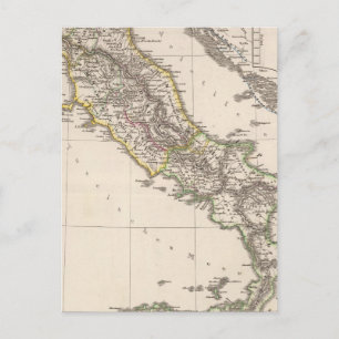 Italien im Rahmen des Sachsens Postkarte