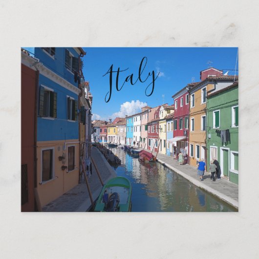 Italien im Sommer Postkarte (Vorderseite)