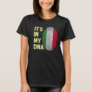 Italien in meinem DNA-italienischen Flaggenteam It T-Shirt
