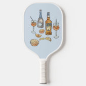 Italien inspirierte Aperol Spritz Pickleball Padde Schläger (Vorderseite)