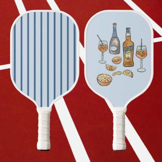 Italien inspirierte Aperol Spritz Pickleball Padde Schläger
