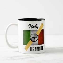 Italien ist es in meiner zweifarbige tasse