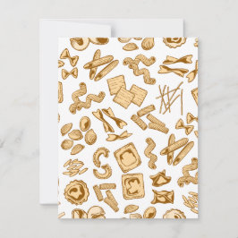 Italien ist für seine hervorragende Küche bekannt Feiertagskarte