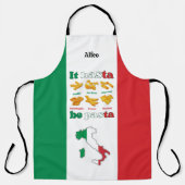 Italien IT HASTA PASTA Familie Schürze (Vorderseite)