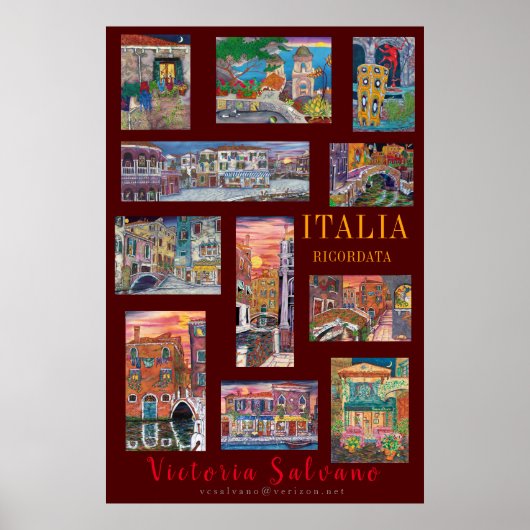 Italien (ITALIA RICORDATA) Poster (Vorne)