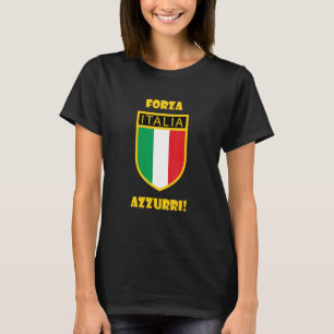 Italien Italia Sport Retro Vintage Trikot Forza Az T-Shirt