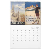 Italien-/Italien-Gewohnheitskalender Kalender (Feb 2027)