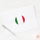 Italien, Italien Runder Aufkleber (Umschlag)