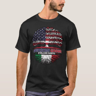 Italien Italien USA Amerikanisch Vereinigte Staate T-Shirt