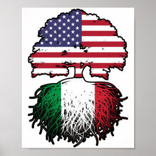 Italien Italien USA Vereinigte Staaten Amerika Poster