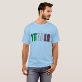 Italien-Italiener-Flagge T-Shirt (Vorne ganz)