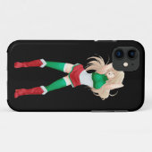 Italien-Italiener Manga Flaggenmädchen Case-Mate iPhone Hülle (Rückseite (Horizontal))