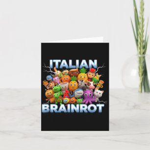 Italien Italienisch Brainrot Lustige Meme Charakte Karte