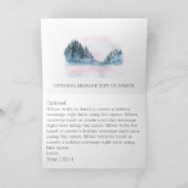 * Italien Italienische Alpen Buon Natale Weihnacht Karte (Innenseite)